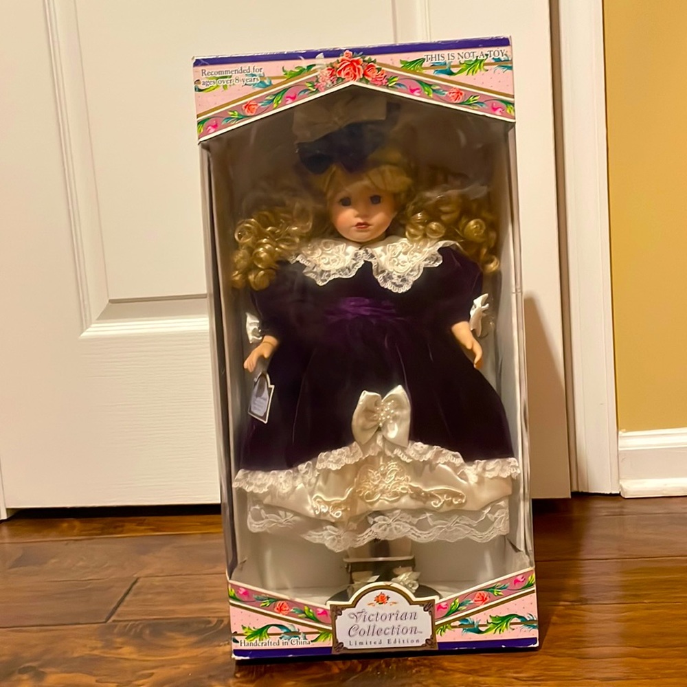 Victorian Collection Porcelain Doll in box
